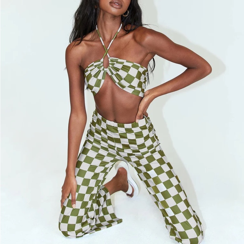 DARK green Samantha green Princess Polly set (never worn!).